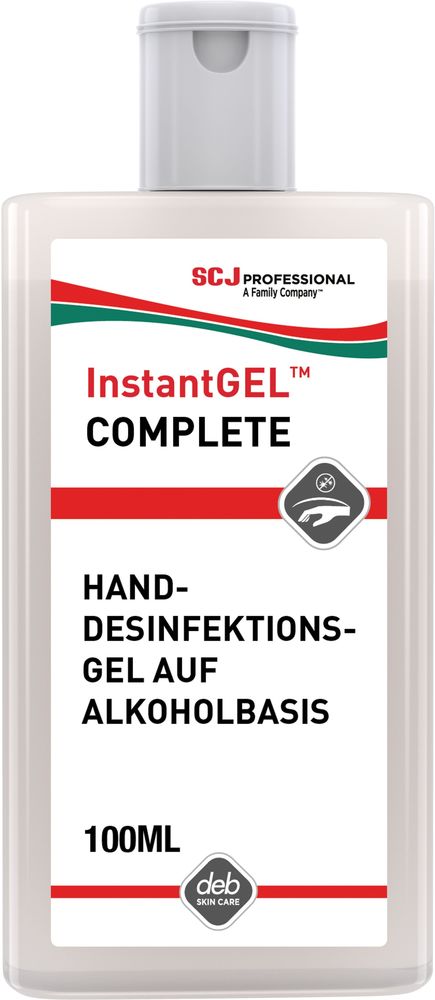 InstantGEL™ COMPLETE Handdesinfektionsgel auf Alkoholbasis, ISG100MLDE, 12 Flaschen à 100 ml - 1