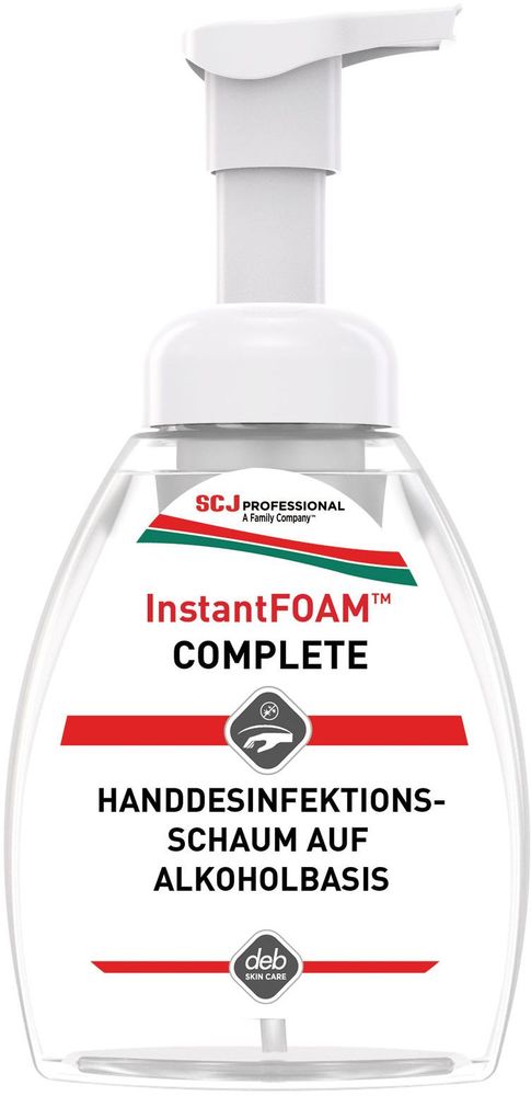 InstantFOAM™ COMPLETE Schaum-Handdesinfektionsmittel Alkoholbasis, IFS250ML, 1 Pumpflasche à 250 ml - 1