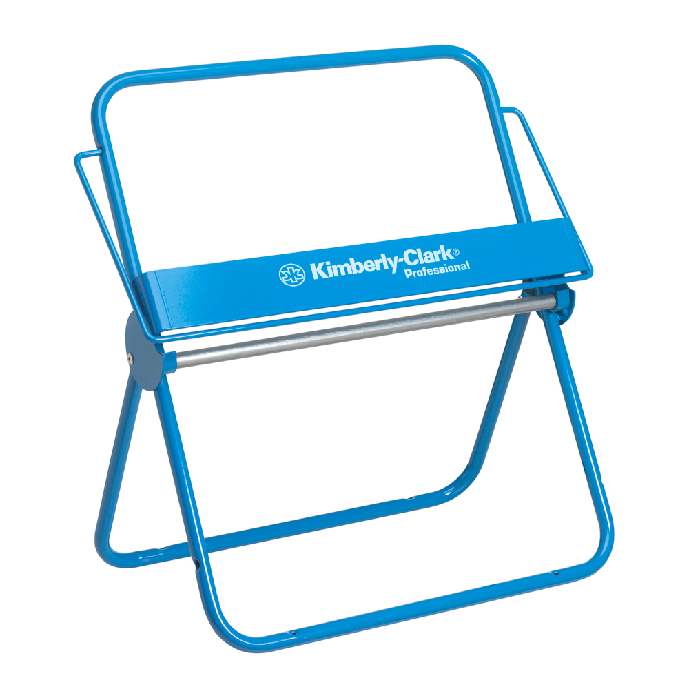 Kimberly-Clark Professional Papierhandtuchspender für Großrollen, 6146, Edelstahl, blau - 1