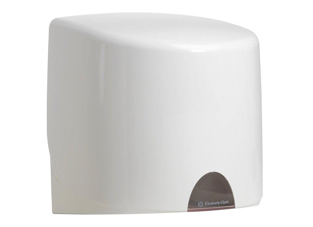 Kimberly-Clark Aquarius™ wipe dispenser for centralised dispensing, 7017, white - 1