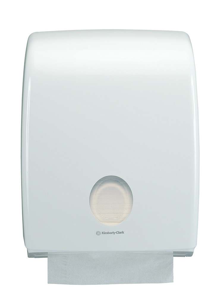 Kimberly-Clark Aquarius™ dispenser for towels with C-fold, 6954, white - 1
