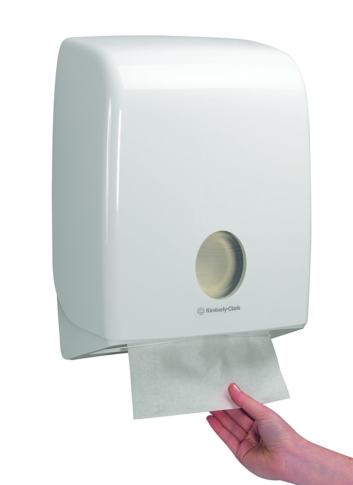 Kimberly-Clark Aquarius™ dispenser for towels with C-fold, 6954, white - 2