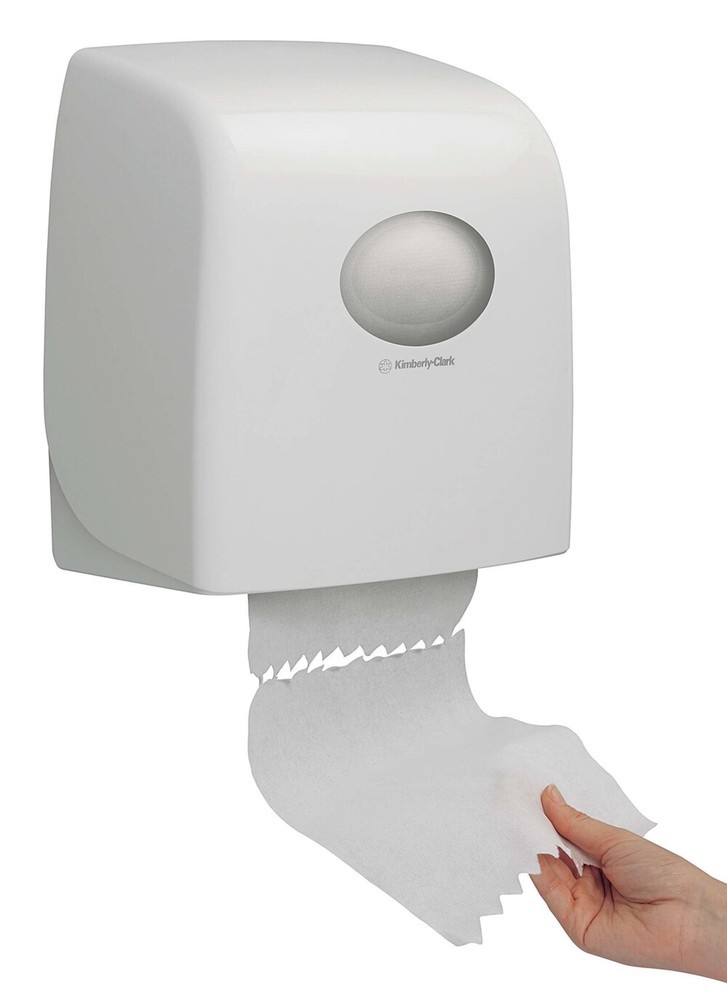 Kimberly-Clark Aquarius™ Slimroll™ roll dispenser for paper towels, 6953, white - 2