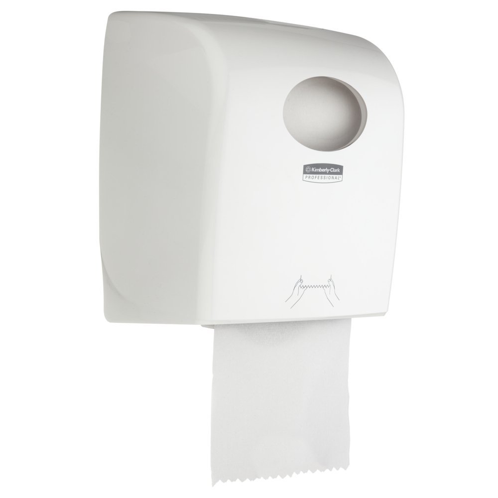 Kimberly-Clark Aquarius™ roll dispenser for paper towels, 7375, white - 2