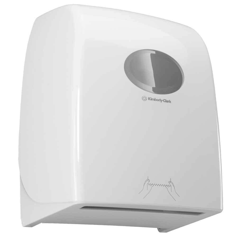 Kimberly-Clark Aquarius™ no-touch roll dispenser for paper towels, 6959, white - 1
