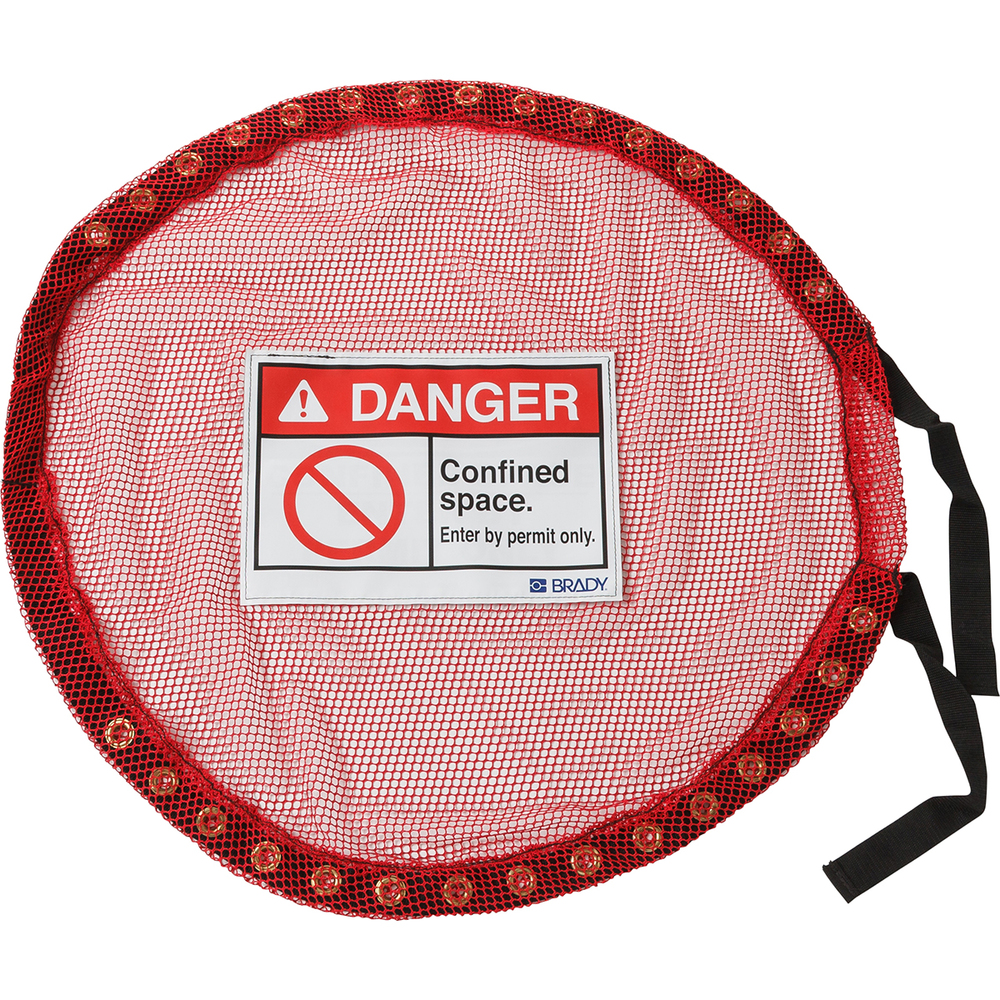 Lockable mesh cover for confined spaces, ∅: 508.00 mm - 1