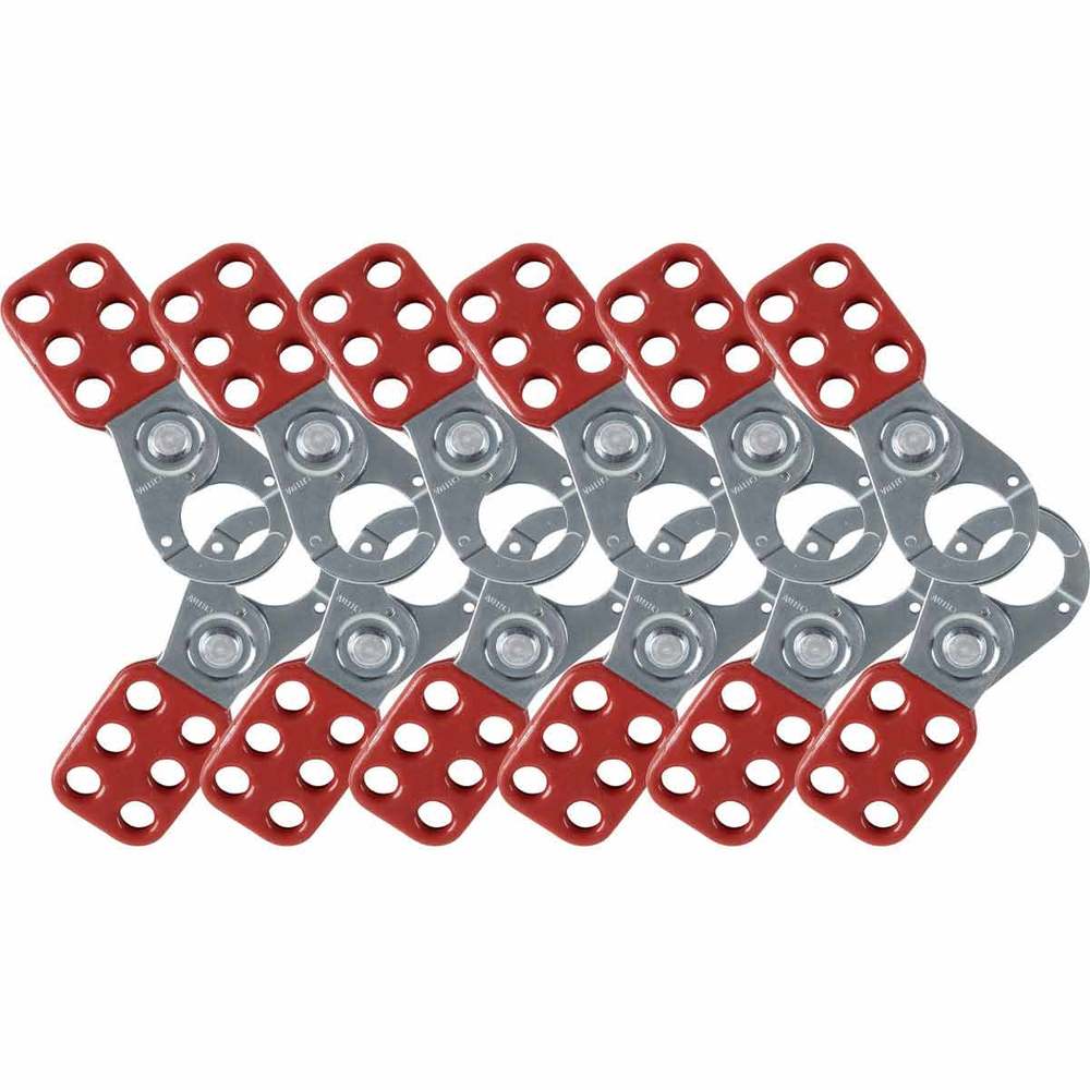 Corrosion-resistant safety blocking bar, Pack = 12 pieces, red - 1