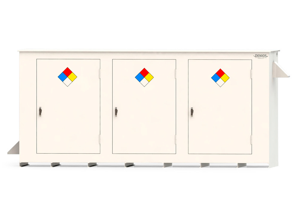 Chemical Storage Locker, 14 drums Non-Combustible - 1