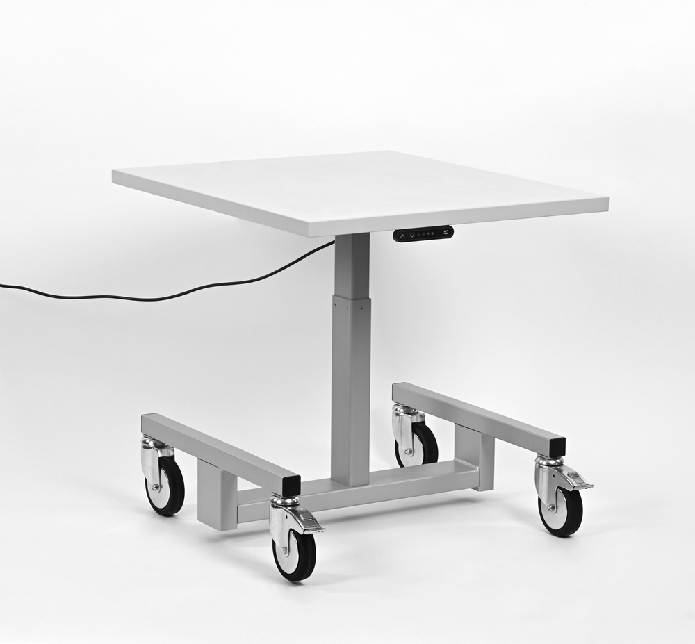 Rocholz mobile electric lift table, 700 x 800 x 554 - 854 mm - 2