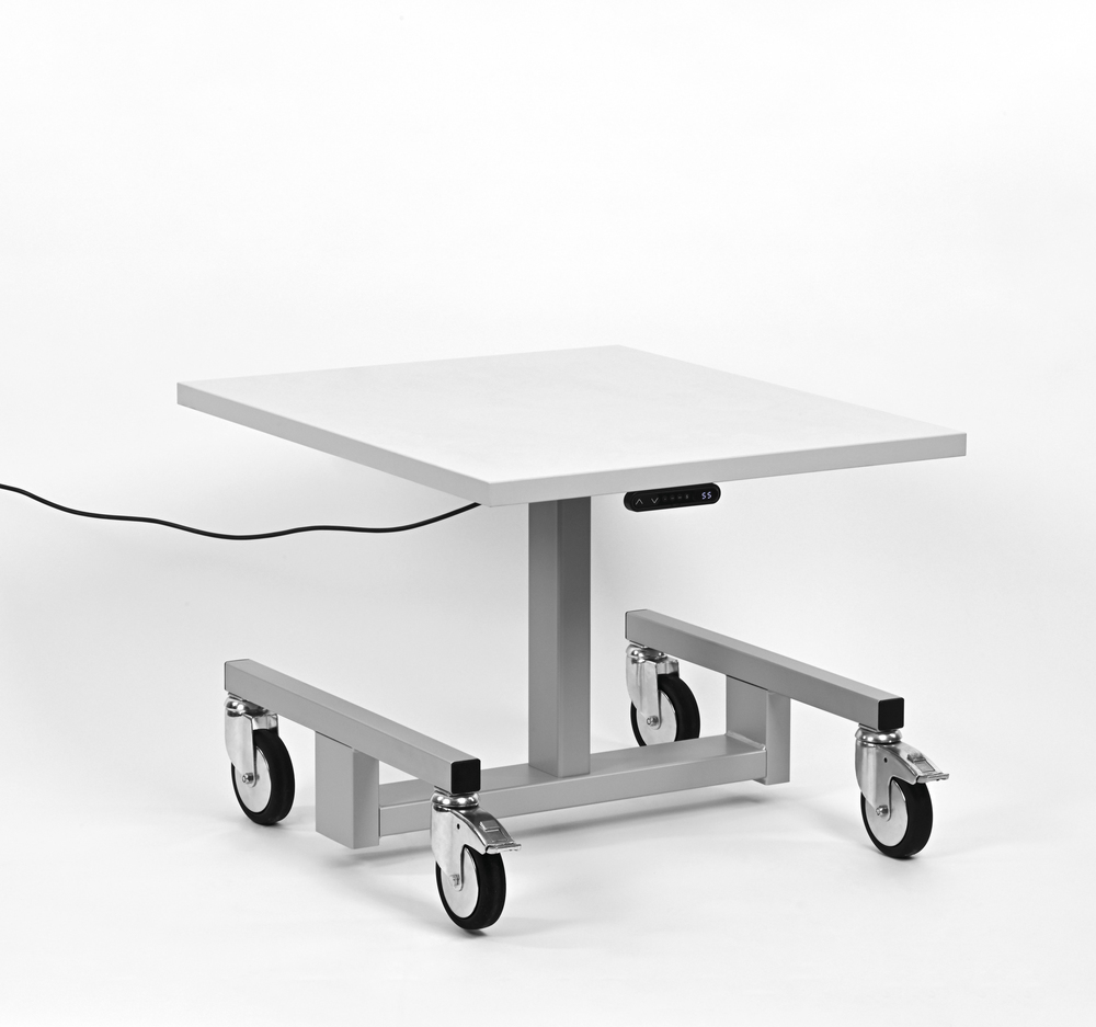 Rocholz mobilt elektrisk løftebord, 700 x 800 x 554 - 854 mm - 1