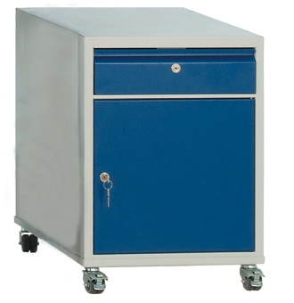 Rocholz mobile cabinet unit SYSTEM BASIC, 490 x 600 x 675 mm - 1