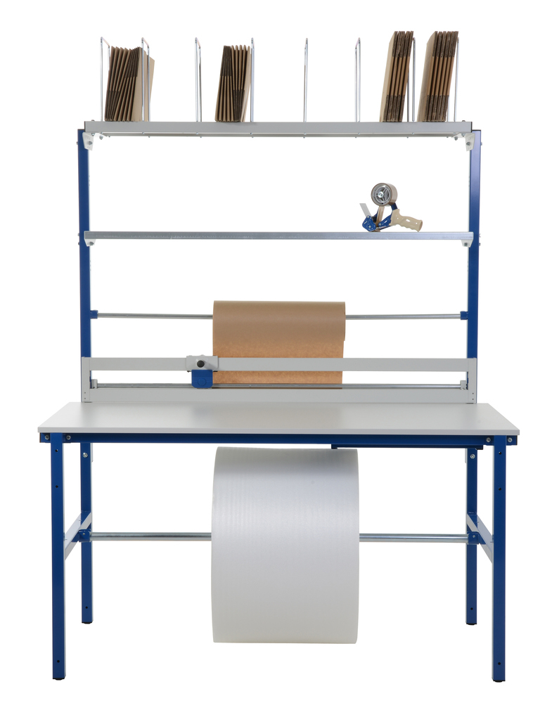 Kompletný baliaci stôl Rocholz SYSTEM BASIC, s rezacím zariadením, 1600 x 800 x 2205 mm - 2