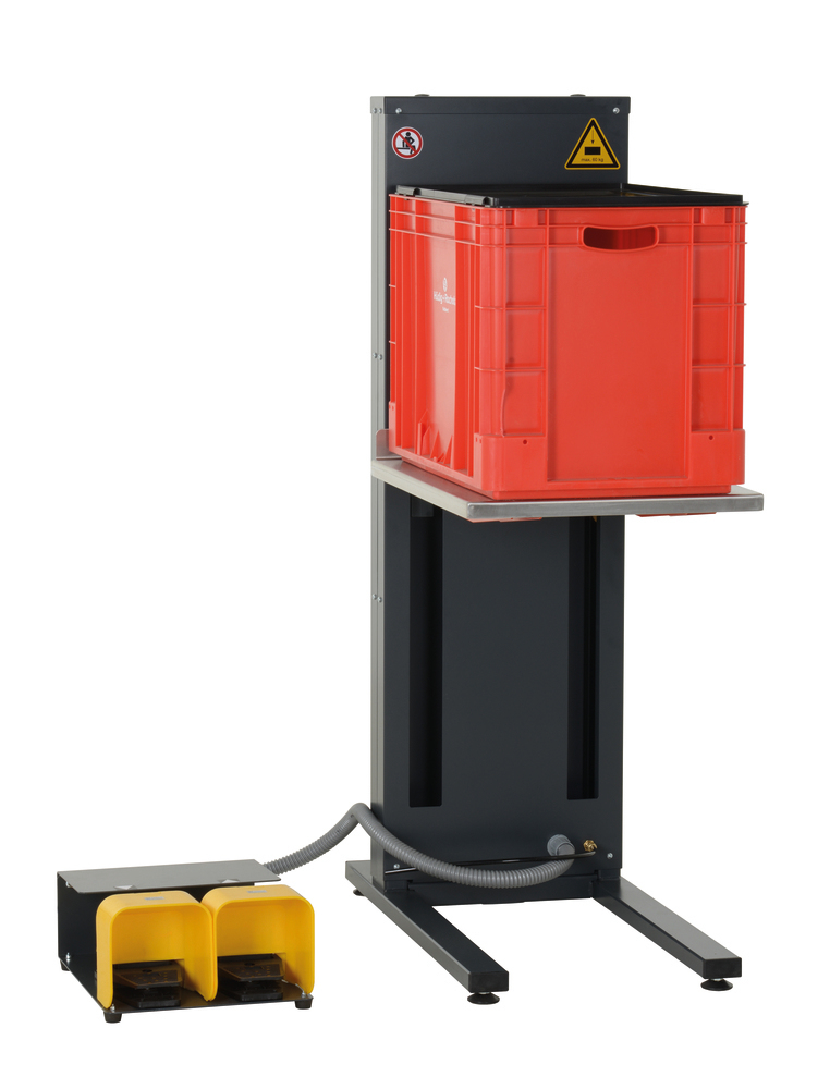 Piattaforma di sollevamento pneumatica Rocholz, 450x845x1720mm, altezza di sollevamento 250-950 mm - 1