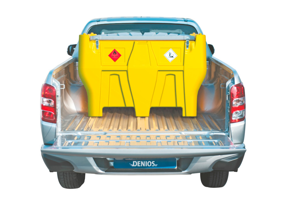 Mobile fuel tank for diesel, 440 litres, pick-up version, with 24 V high-flow pump, with lid - 5