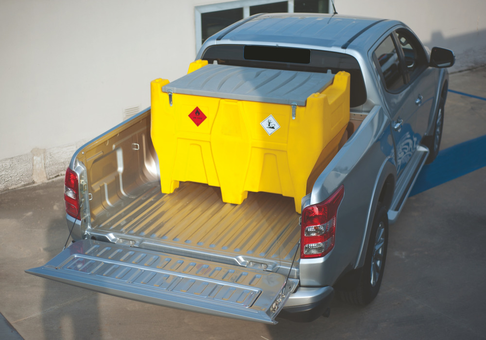 Mobile fuel tank for diesel, 440 litres, pick-up version, with 12 V pump, with lid - 4