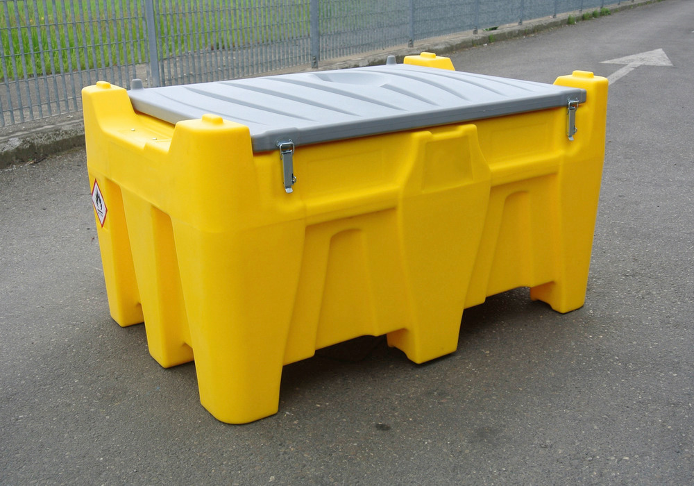 Mobile fuel tank for diesel, 440 litres, with 24 V high-flow pump, with lid - 3