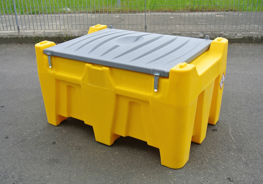 Mobile fuel tank for diesel, 440 litres, with 24 V high-flow pump, with lid - 2