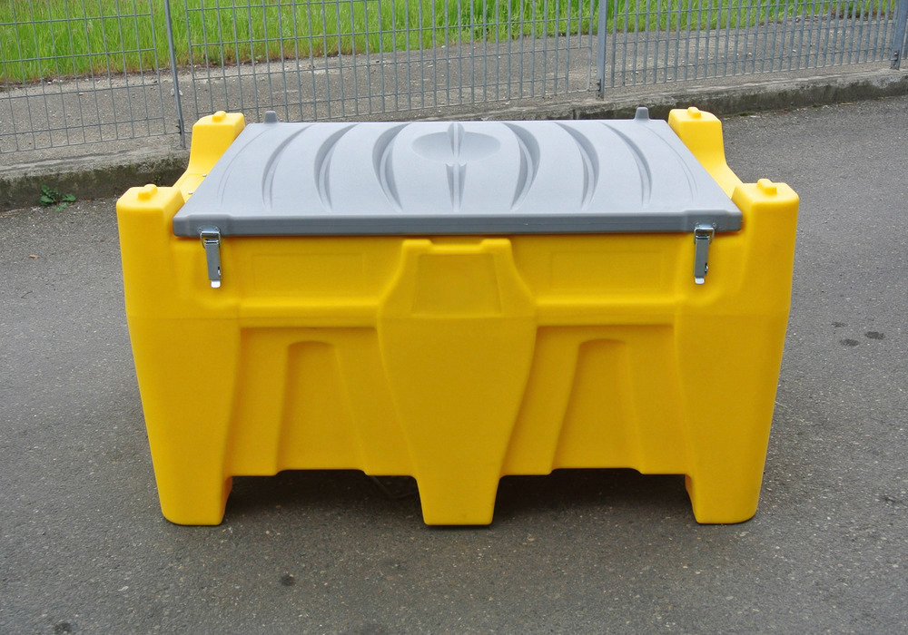 Mobile fuel tank for diesel, 440 litres, with 24 V high-flow pump, with lid - 1