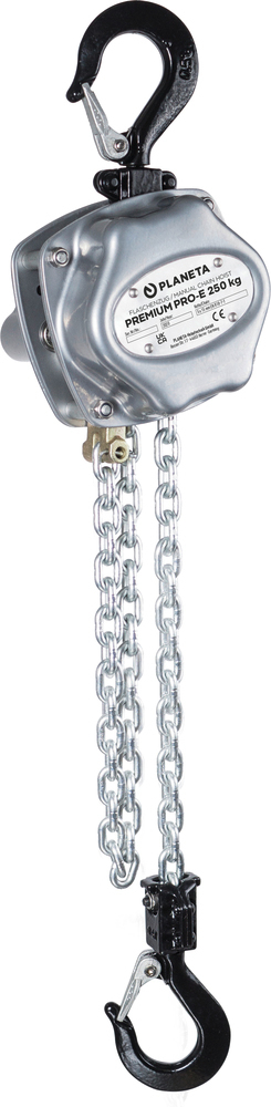 PLANETA pulley block PREMIUM PRO-E 0.25, 1-strand, driven by cordless screwdriver, load cap. 250 kg - 1