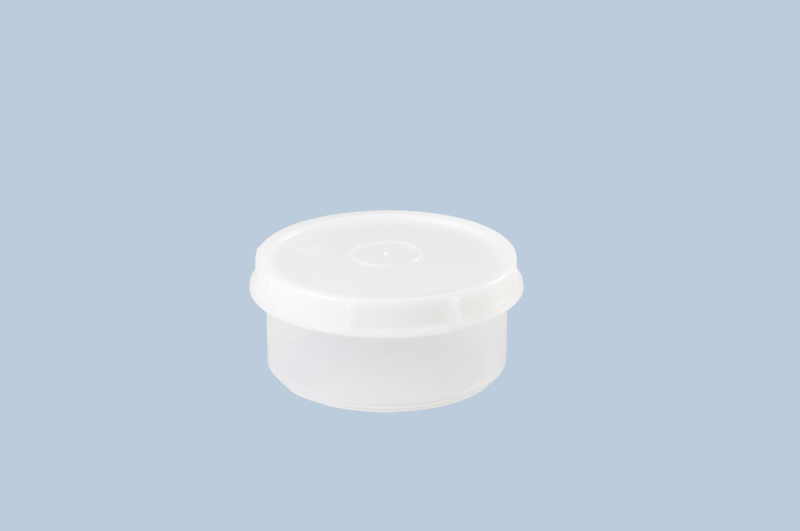 Schraubdose 250 ml, aus PP, rund, transparent, mit Deckel, lebensmittelgeeignet, VE = 25 Stück - 1