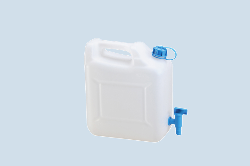 Garrafa de agua ECO, 12 l, color natural, con grifo de descarga fijo, pack 5 uds. - 1