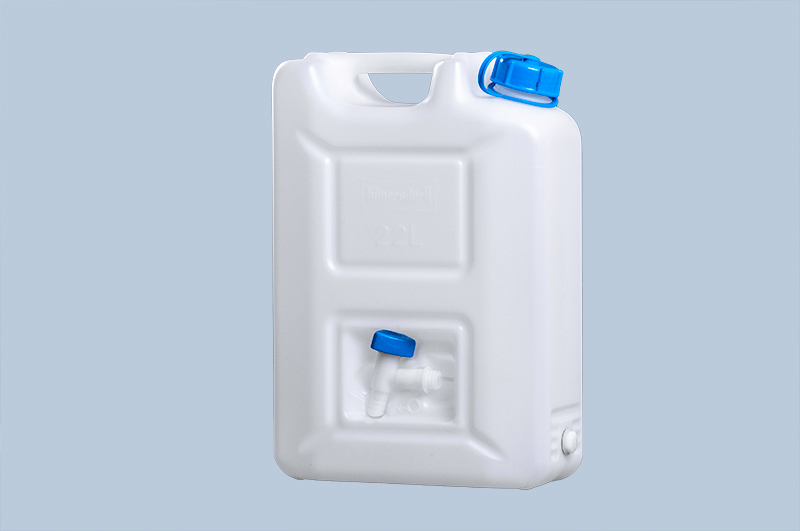 Wasserkanister PROFI, 22 l, naturfarbend, mit abnehmbarem Ablasshahn, VE = 3 Stück - 1