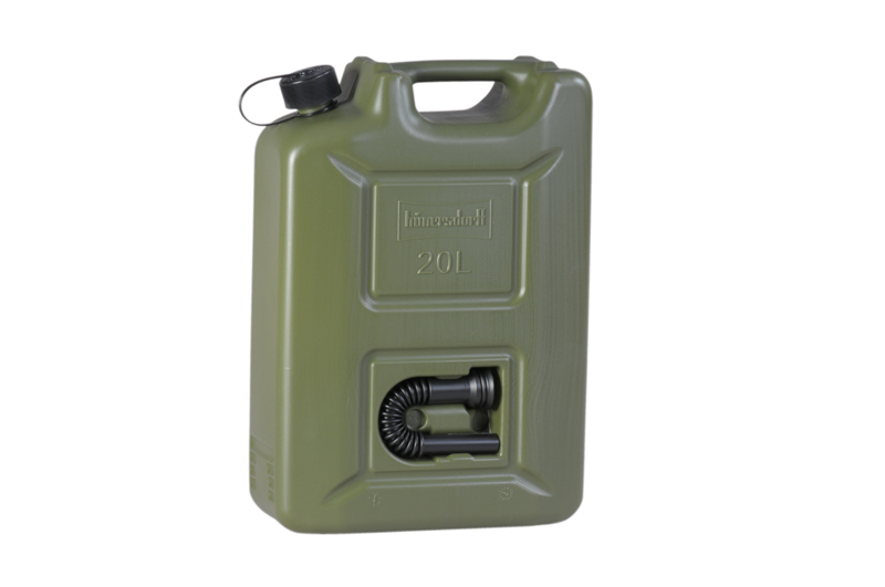 Garrafa de combustible PROFI, 20 litros, verde oliva, con homologación UN, pack 3 uds. - 1