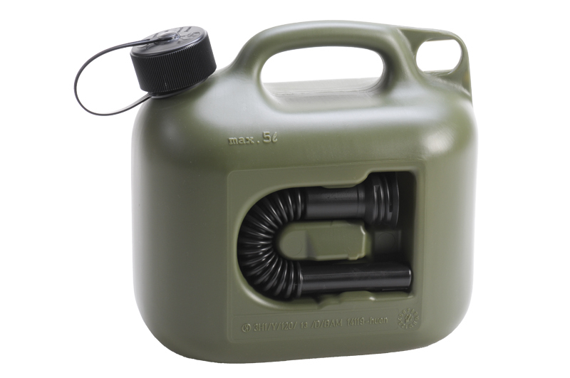 Kraftstoff-Kanister PROFI, 5 Liter, oliv, mit UN-Zulassung, VE = 12 Stück - 1