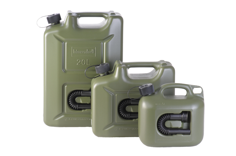Fuel canister PROFI, 5 litres, olive, with UN approval, Pack = 12 pieces - 2
