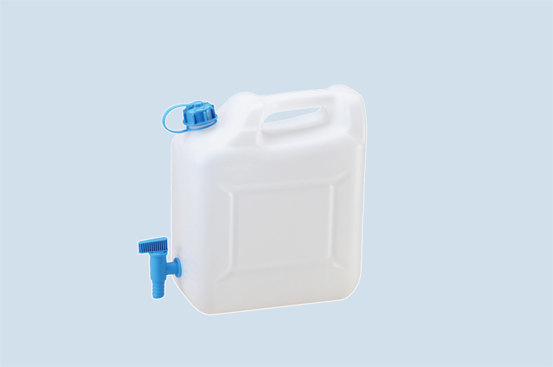 Garrafa de agua ECO, 12 l, color natural, con grifo de descarga fijo, pack 5 uds. - 3