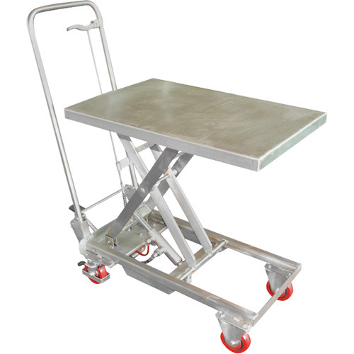 Manual Hydraulic Scissor Lift Table, 27-1/2" L x 17-3/4" W, 200 lbs - 1