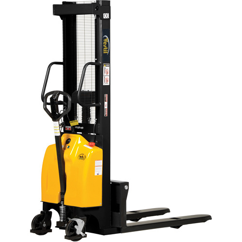 Fork Lift Stacker, Electric Operated, 2000 lbs - 1