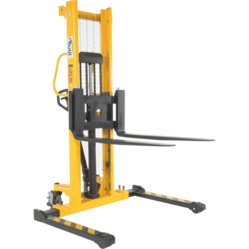 Manual Hydraulic Stacker, Hand Pump Operated, 2000 lbs - 1