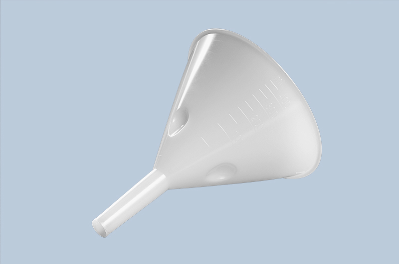 Plastic funnel, diameter 140 mm, natural colour, Pack = 12 pieces - 1