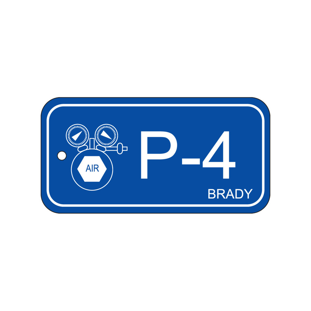 Etiqueta para fontes de energia, Pneumática, etiquetagem P-4, 25 unidades - 1