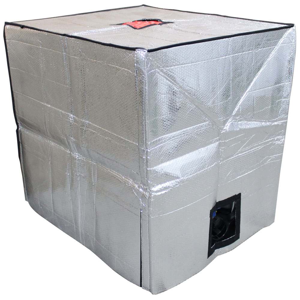 IBC-Thermo-Cover, schützt gegen Temperaturschwankungen und -spitzen, passend für 1000 Liter IBC - 3