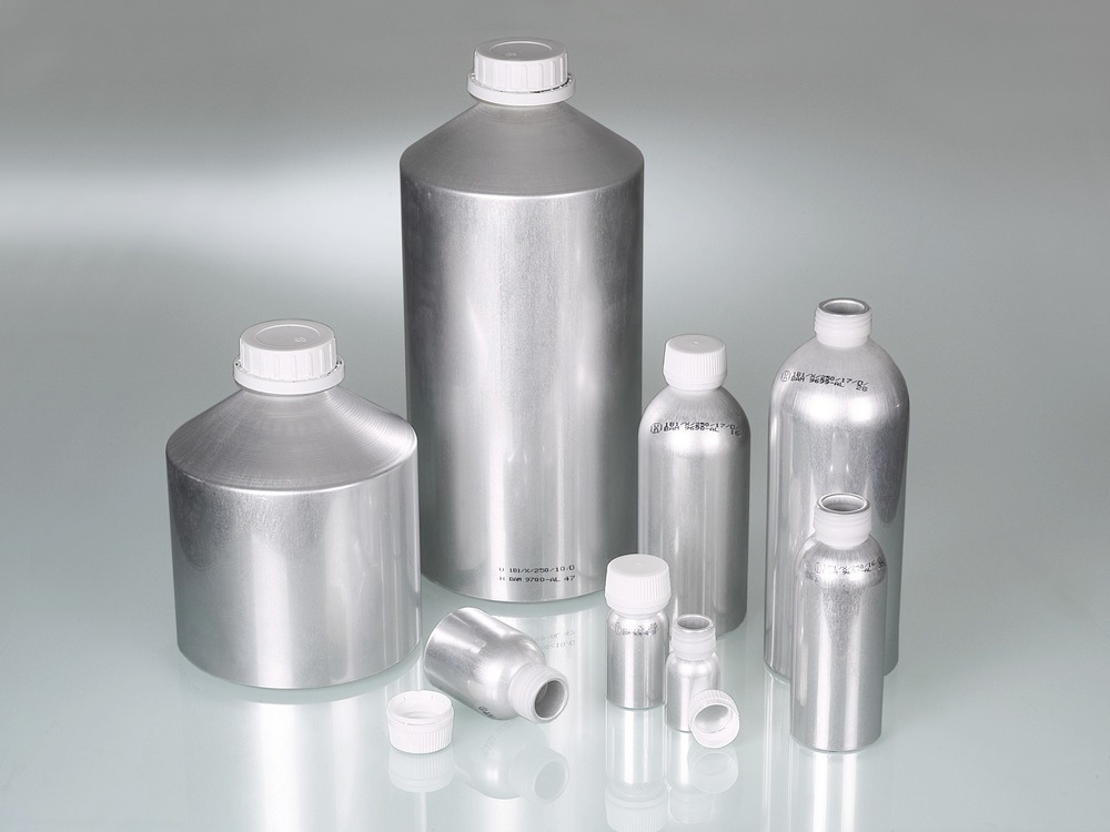 Aluminium-Flasche, 60 ml, mit UN-Transportzulassung, VE = 15 Stück - 1