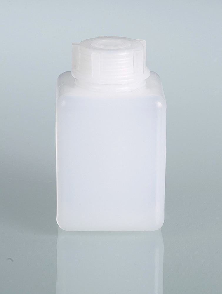 Flaske med smal hals, af HDPE, firkantet, 20 ml, 200 stk. / pakke - 3