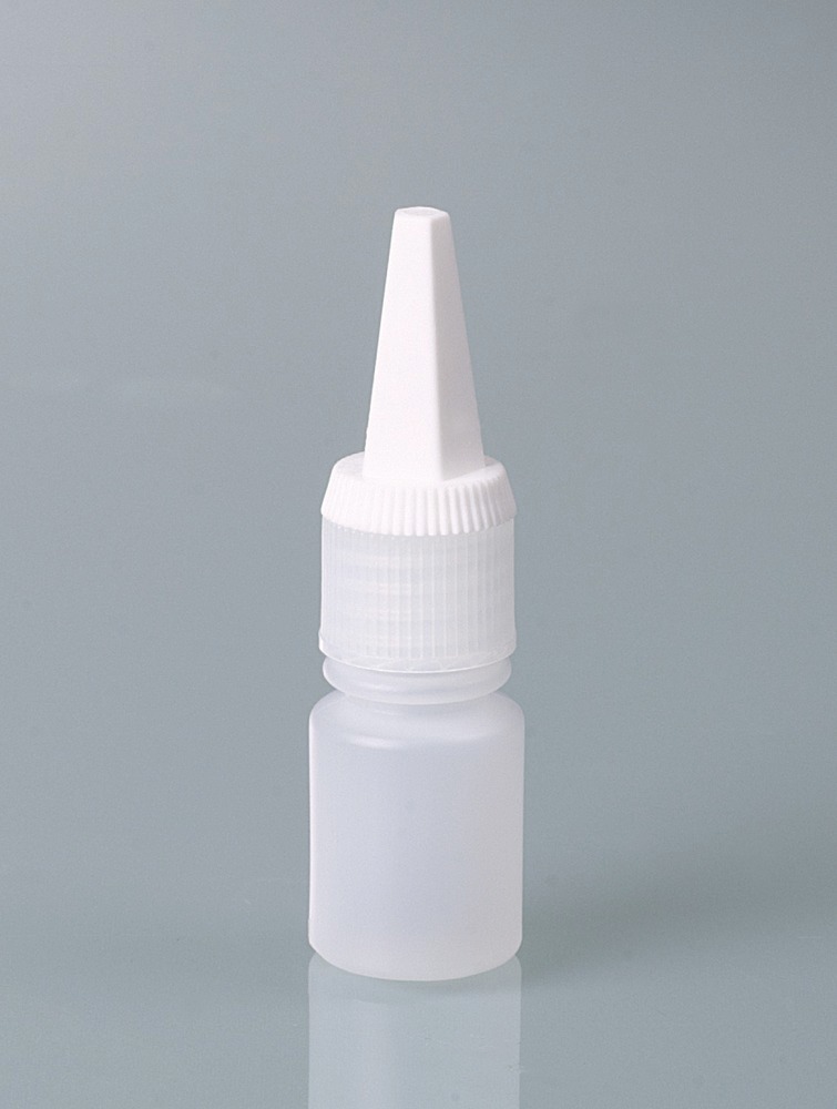 Tropfflasche aus HDPE, mit Tropfeinsatz und seperatem Schraubverschluss, 50 ml, VE = 120 Stück - 4