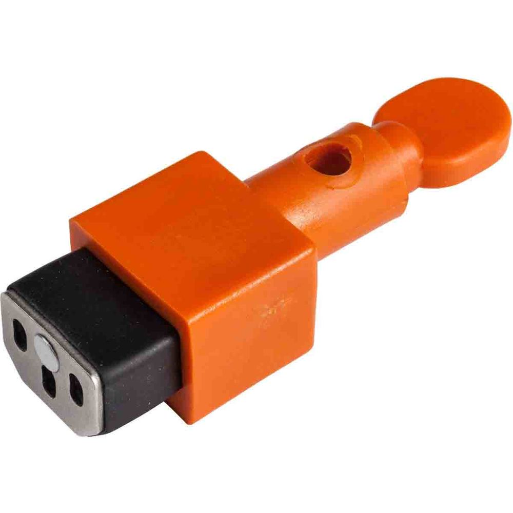 Dispositivo de bloqueo extraíble para enchufe del cable de alimentación de equipos - 1