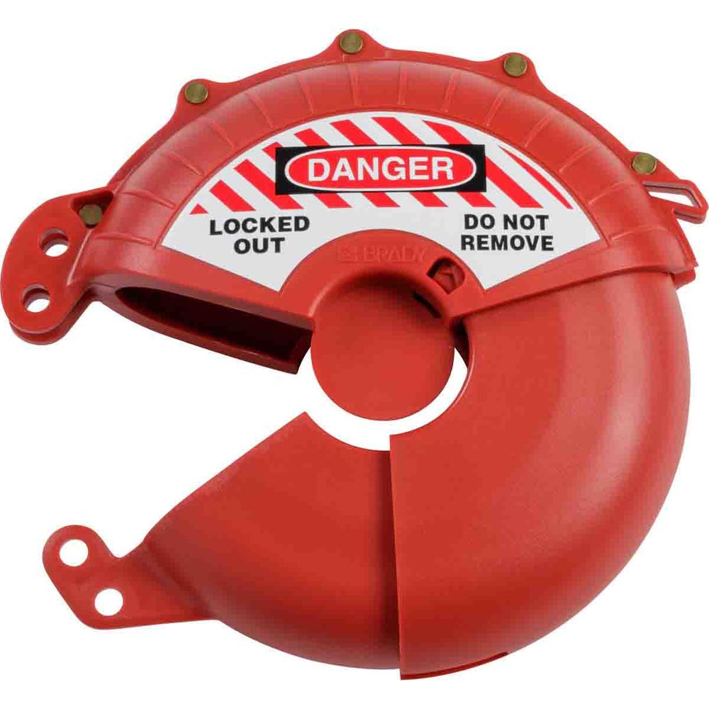 Lockout device, collapsible for globe valves - 1