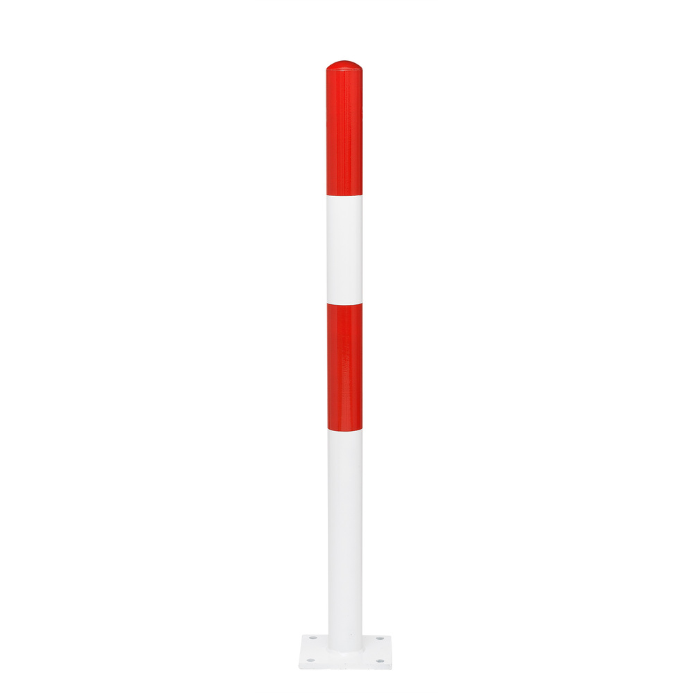 Barrier post steel, plastic-coated, use with anchor bolts, height 1000 mm, ∅: 60 mm - 1