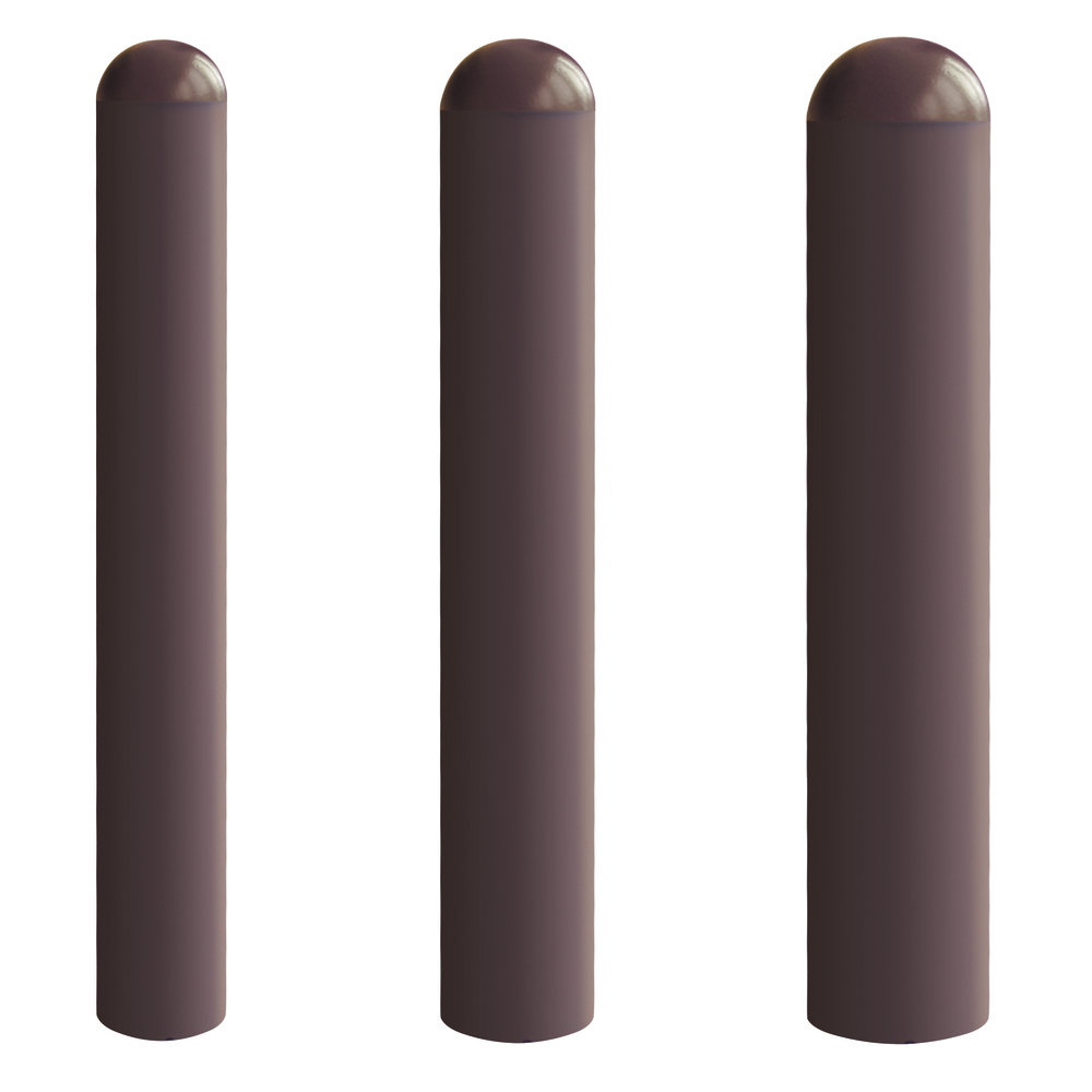 City bollard hot dip galv., no eyes, for setting in concrete, ∅: 108 mm, height above ground 950 mm - 3