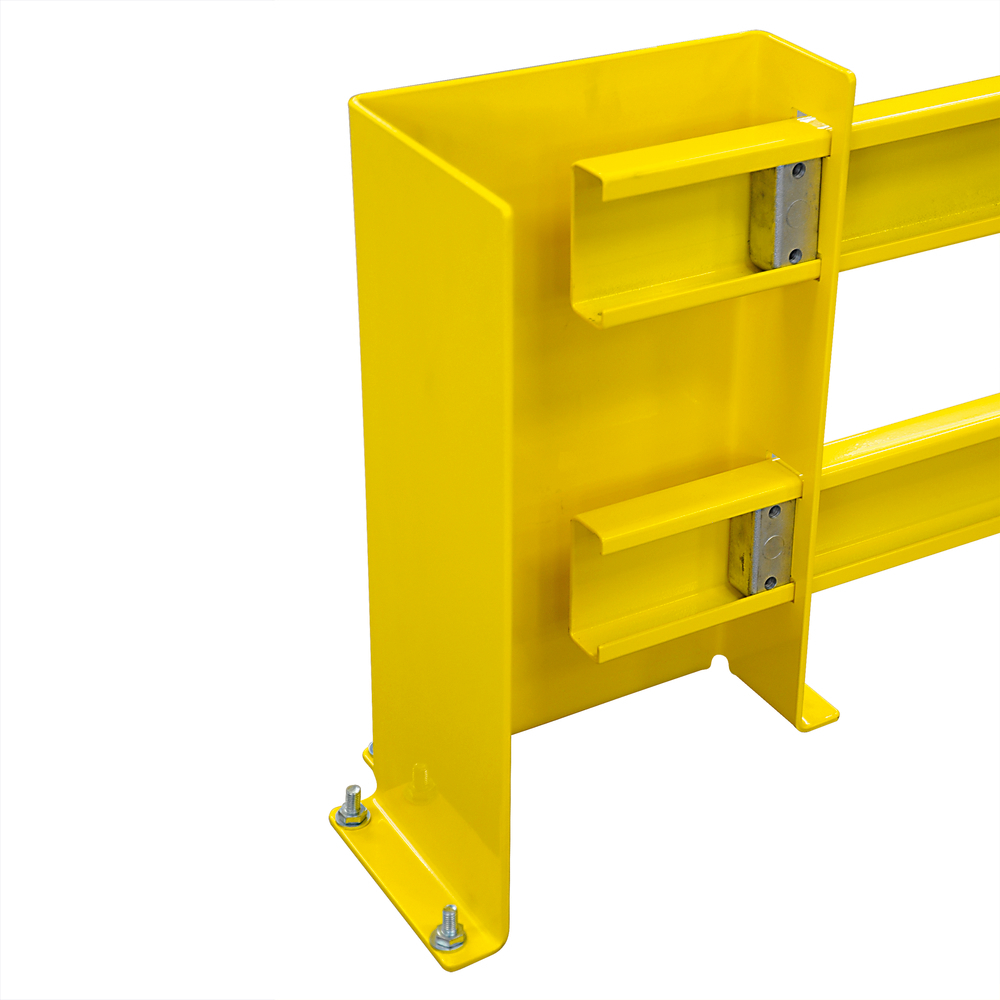 Regalschutz, ausziehbar bis 2100 mm, bestehend aus Querbalken und Anfahrschutzwinkel - 4