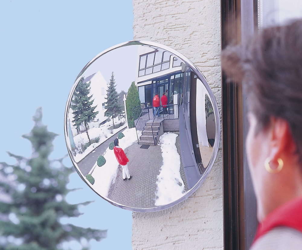 Spion-Spiegel, aus Acrylglasglas für Innen- und geschützte Außenbereiche, Ø: 500 mm - 1