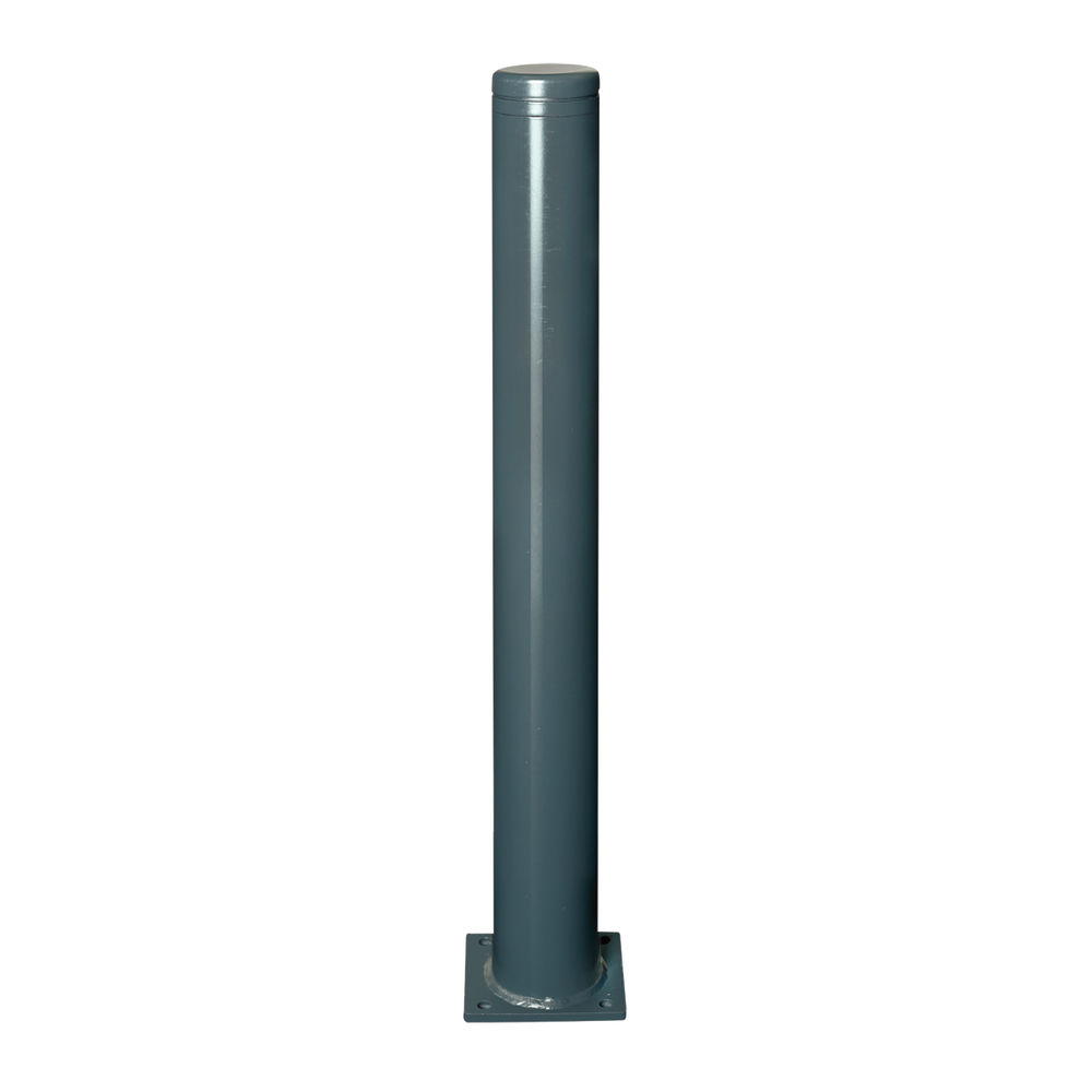 Stĺpik CITY, pevný, zinkovaný, lakovaný, bez očiek, uchytenie hmoždinkami, ∅: 108 mm, výška 940 mm - 1