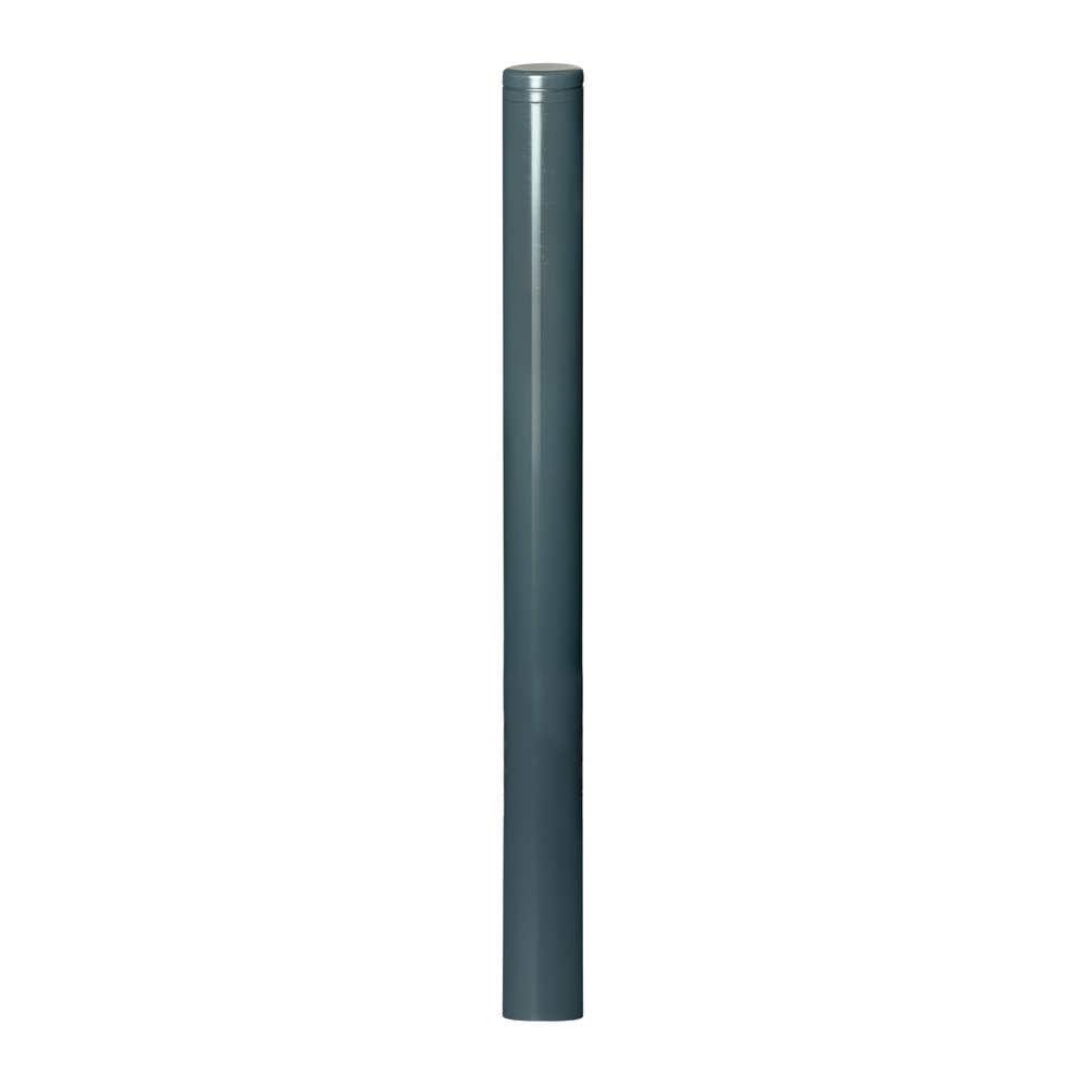 City bollard fixed, hot dip galv, painted, set in concrete, ∅: 90 mm, height above ground 940 mm - 3
