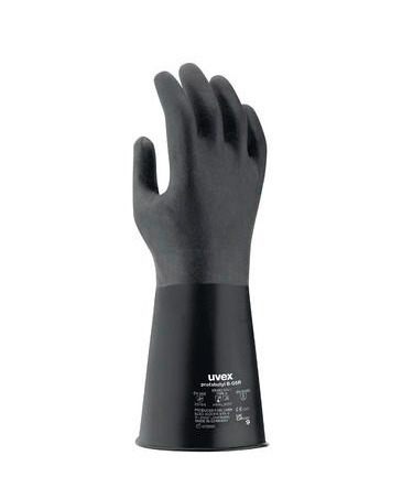uvex profabutyl B-05R chemical protection glove, Cat. III, size 8 - 2