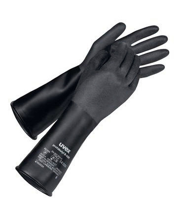 Ochranné rukavice proti chemikáliám uvex profabutyl B-05R, kat. III, veľ. 8 - 1