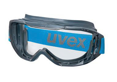 uvex megasonic 9320415 goggles, anthracite/blue - 1